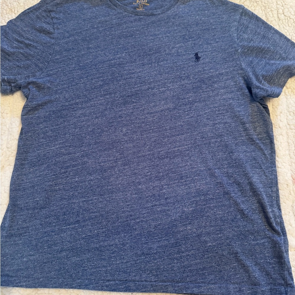 Polo by Ralph Lauren Men's Heather Blue Tee